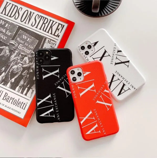 Black, white, and red silicone phone cases for Apple iPhone 11, X, and 7/8 series models