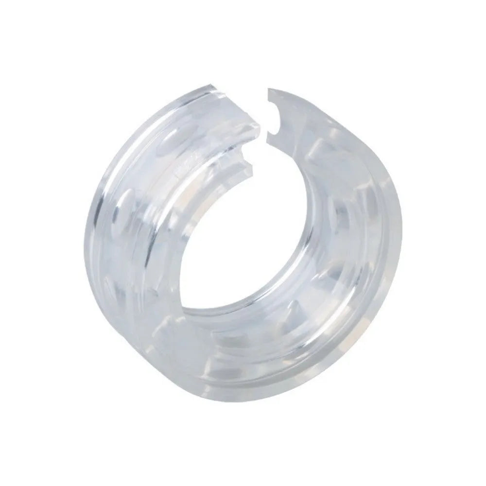 Transparent rubber spring shock absorbers for car modification in six size options with dimensional specifications