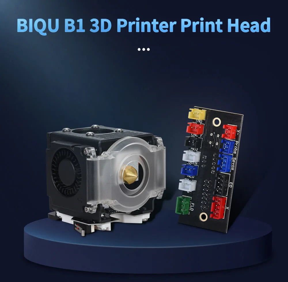 3D printer all metal extrusion head kit with black sheet metal suit and print head set