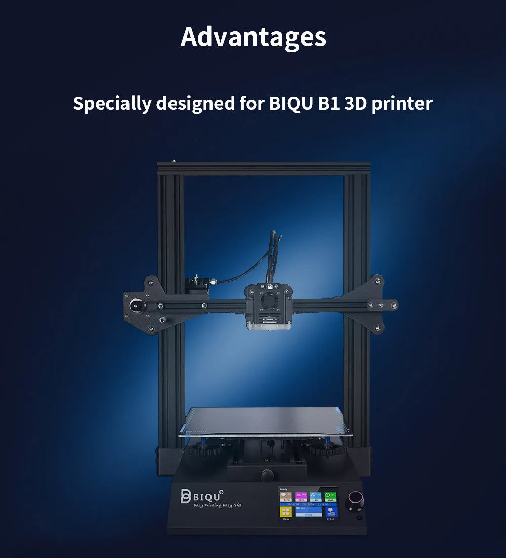 3D printer all metal extrusion head kit with black sheet metal suit and print head set