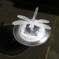 Solar LED float lamp in butterfly or dragonfly shape, 125 mm, IP44, for pond, fountain and pool