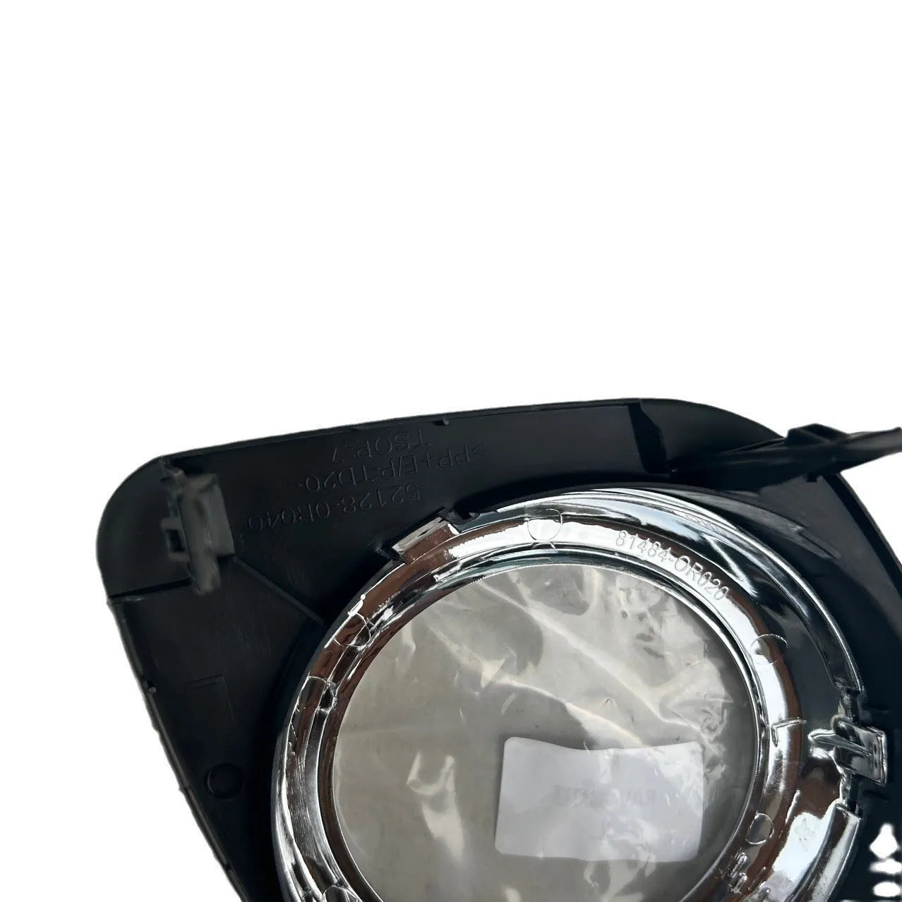 Black Toyota RAV4 front bumper anti-fog light cover for driver or passenger side