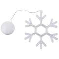Christmas LED suction cup chandelier with Santa Claus, elk and snowman designs for window decoration