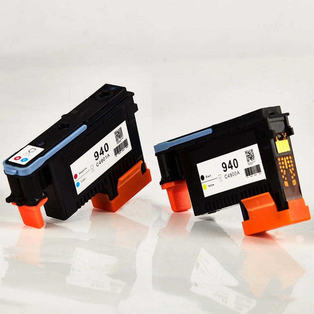 HP940 compatible printing nozzle cartridge for C4900A C4901A replacement with black and yellow ink channels