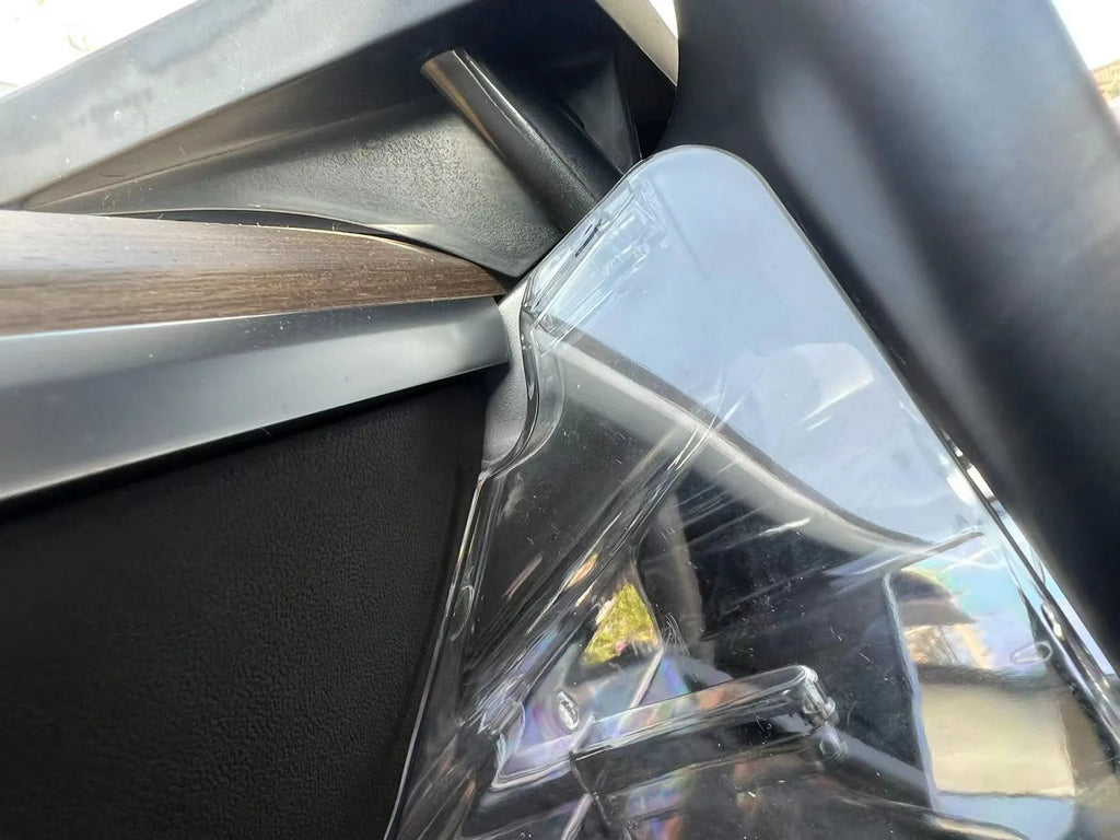 Black ABS storage box for Tesla Model 3 and Model Y centre console under-screen area