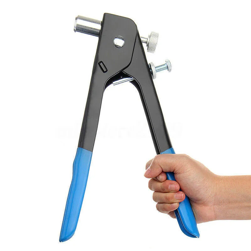 Alloy steel manual riveter nut gun set, model 86PC or 106PC.