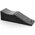 Black rectangular car seat protector pad for vehicle interior.