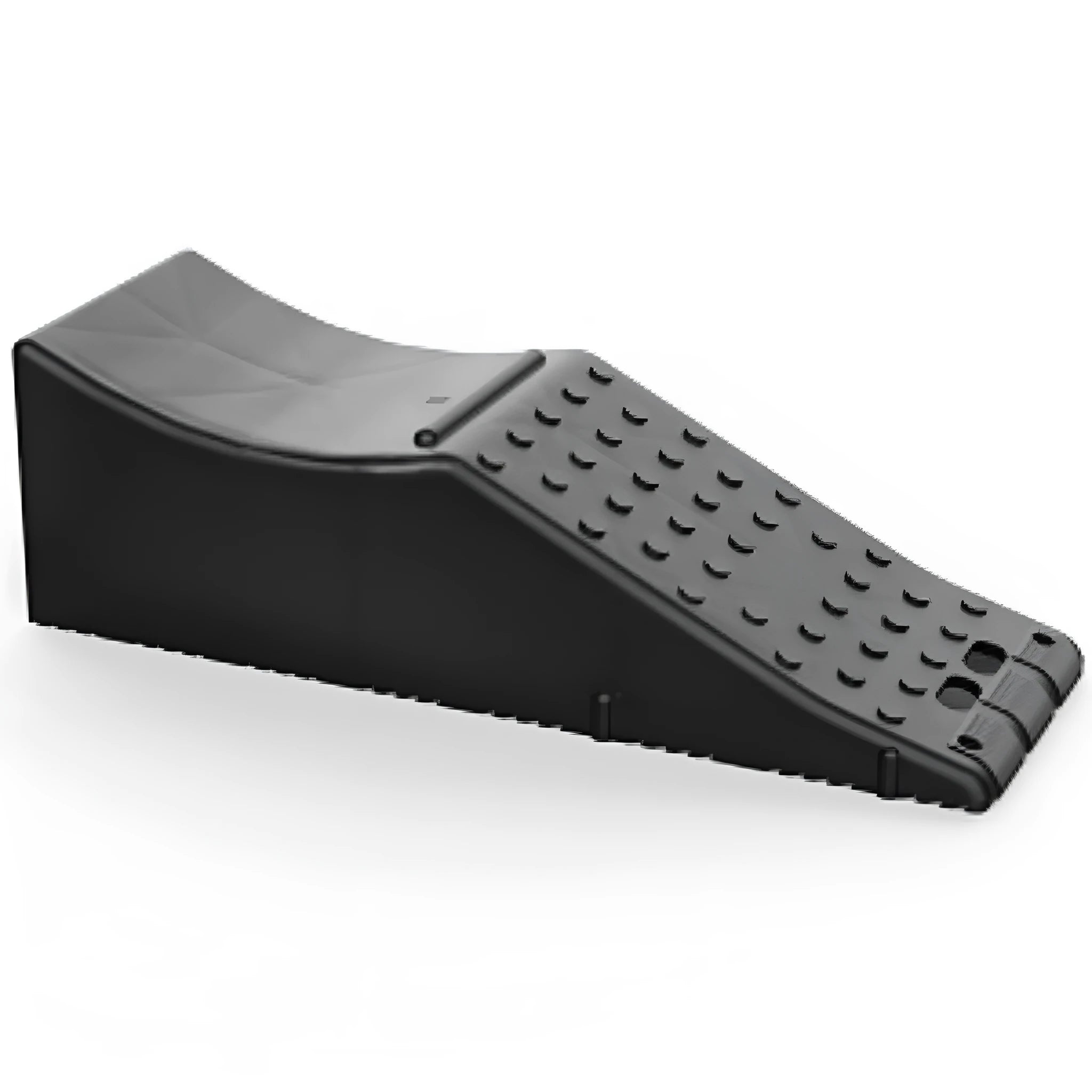Black rectangular car seat protector pad for vehicle interior.