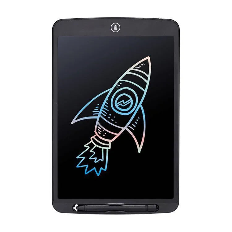 Electronic writing board drawing tablet for children in black white red green colour options