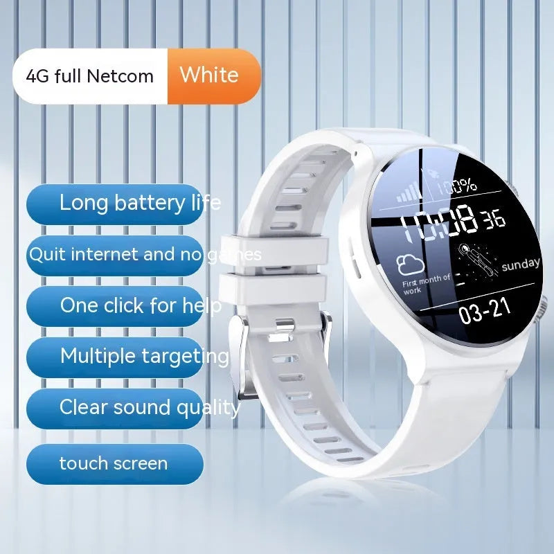 Smart watch with 1.28 inch display showing time on black or white watch face