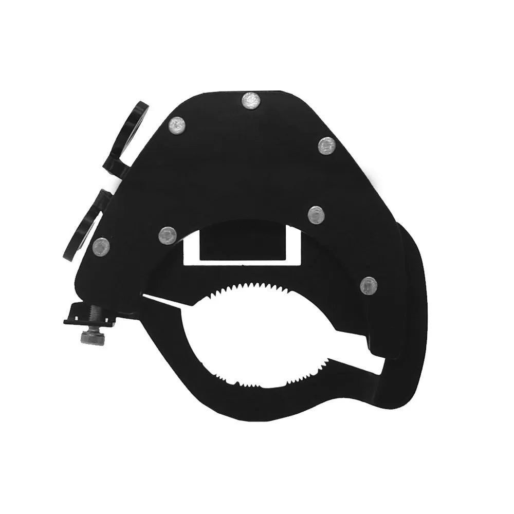 Stainless steel motorcycle throttle lock device for universal handlebar installation