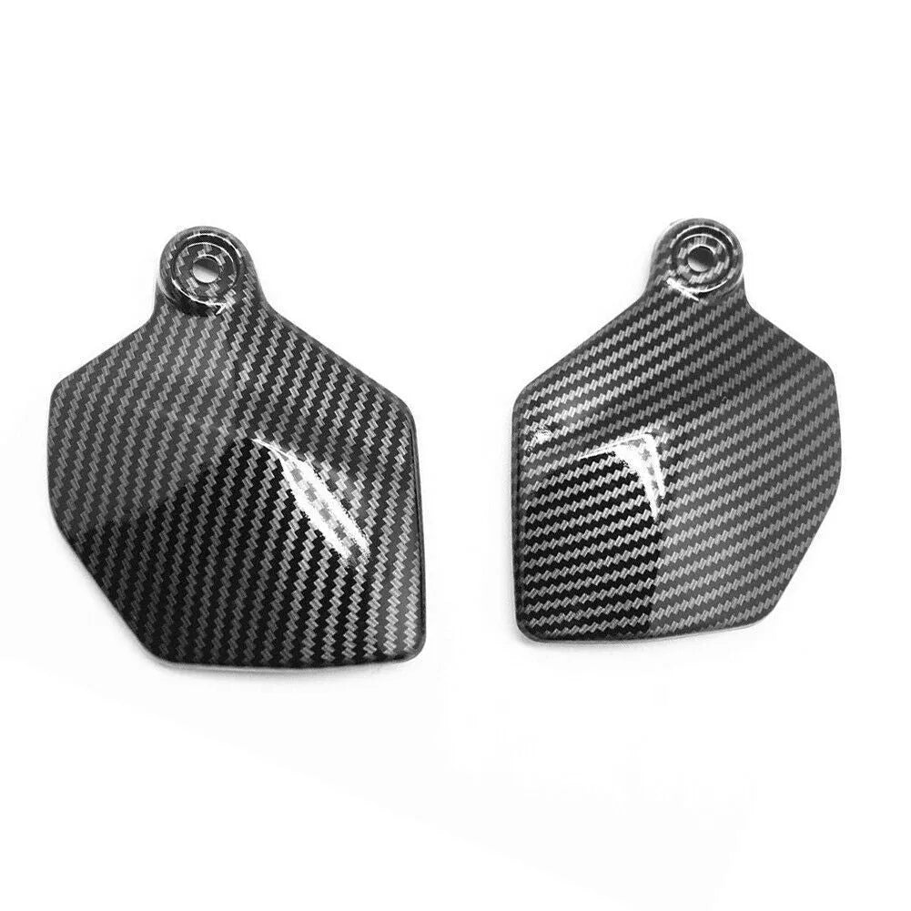 Pair of carbon fibre black ABS fairing frame covers for Honda CBR1000RR motorcycle