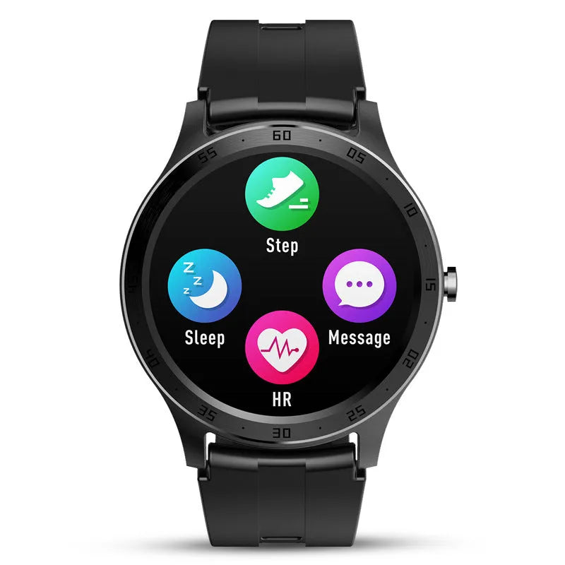 S20 smart sleep bracelet with 1.28-inch touchscreen display on wrist in black, grey, or pink colours