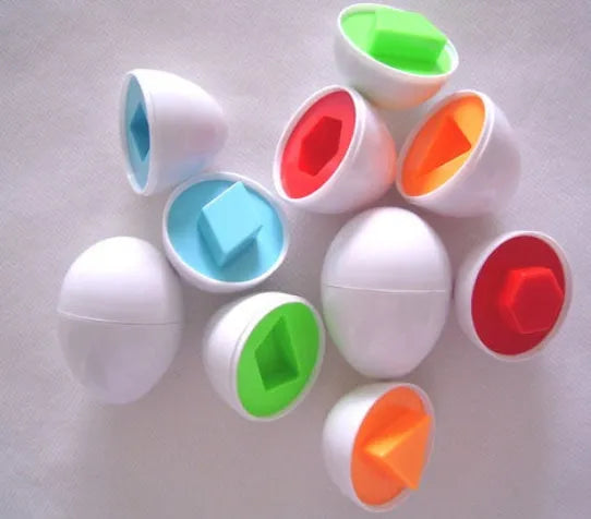 Children's educational toy bag assembly on clever egg twisted egg toy plastic dinosaur number letter learning game for kids colour matching set 12 egg dinosaur