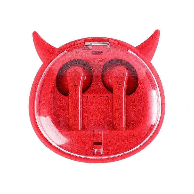 TWS true wireless Bluetooth headset with in-ear design showing colour options