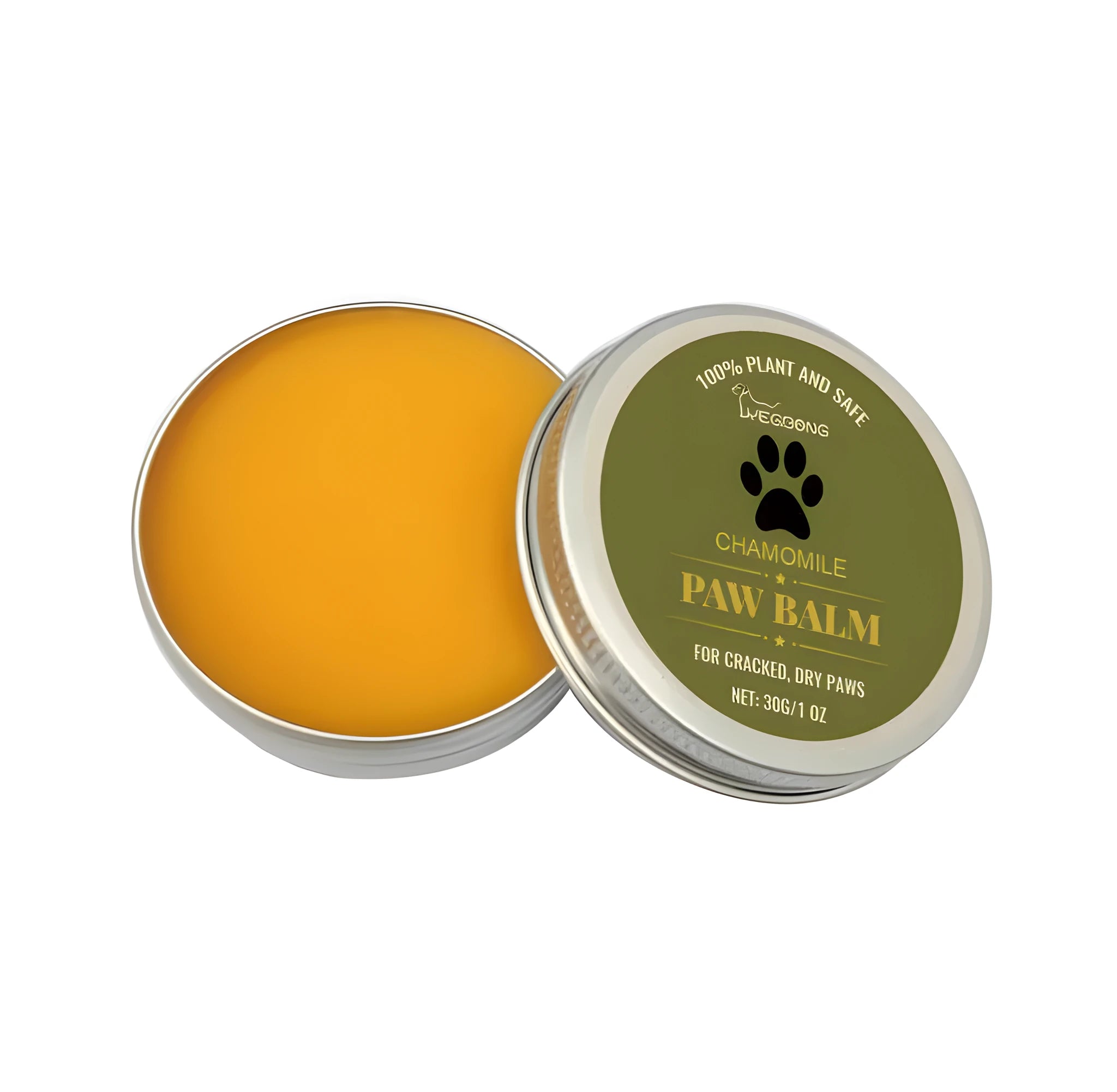30g tin of cat and dog paw protection cream for dry, cracked paws.