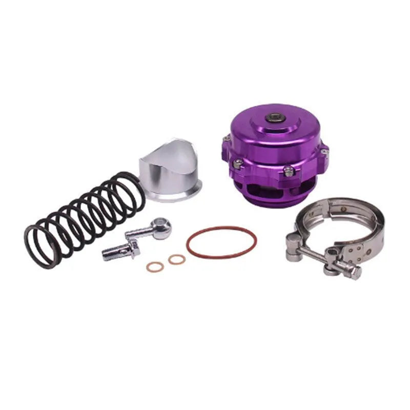 50mm aluminium blowdown valve for automotive turbo systems in multiple colour options
