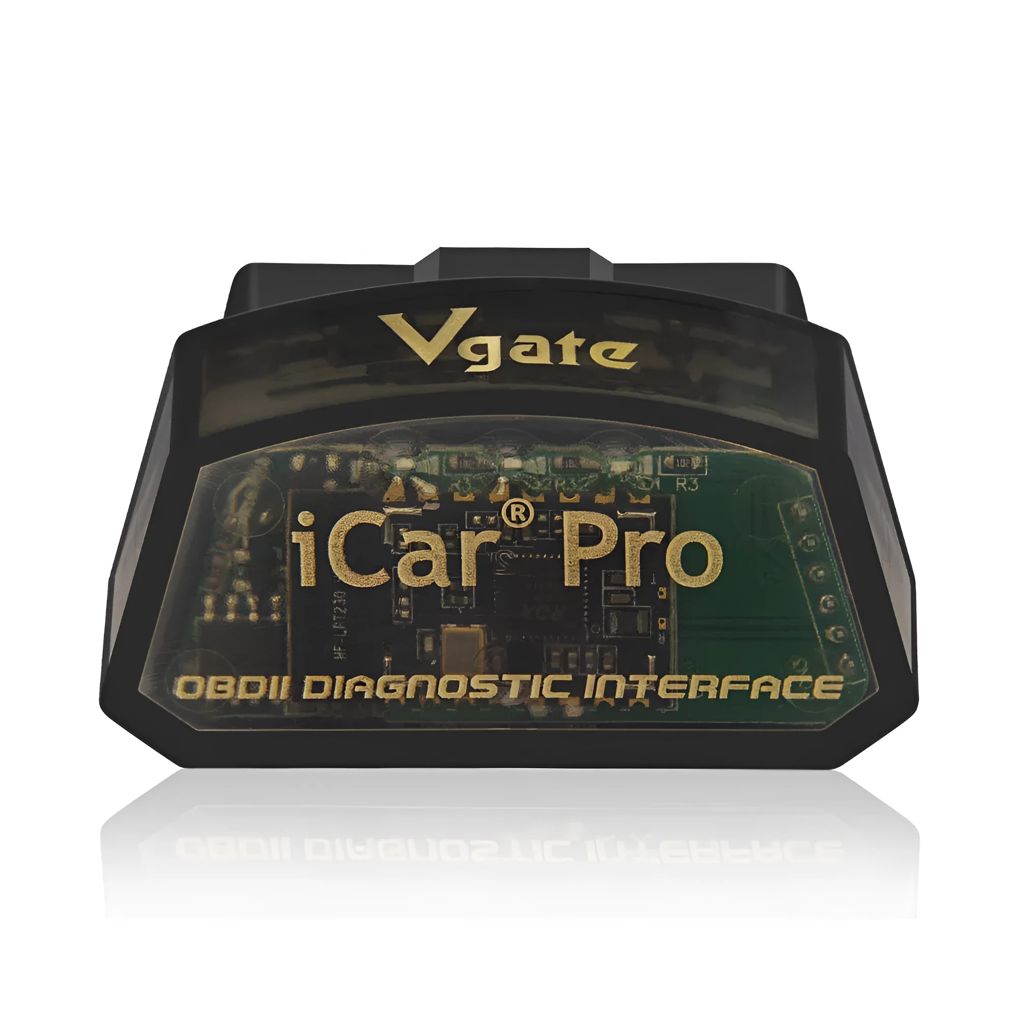 Vgate iCar Pro V2.2 OBDII Bluetooth 4.0 BLE scanner black with OBDII connector for car diagnostic