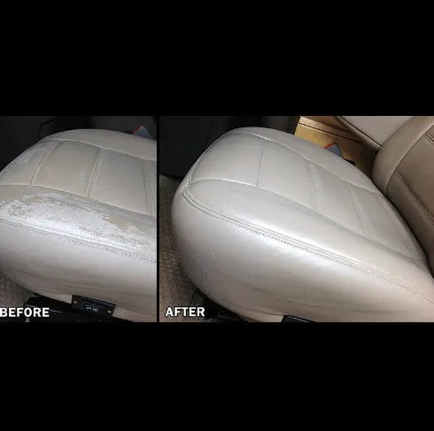 Leather vinyl repair kit with liquid filler and colour coating for car seat and sofa repairs