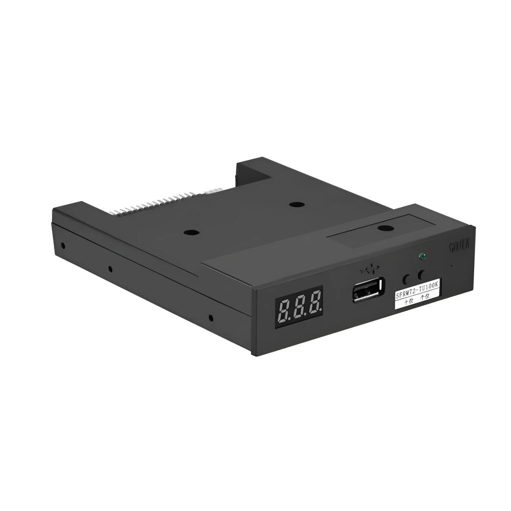 SFRM72-TU100K black ABS USB floppy drive emulator with 34-pin connector and screws