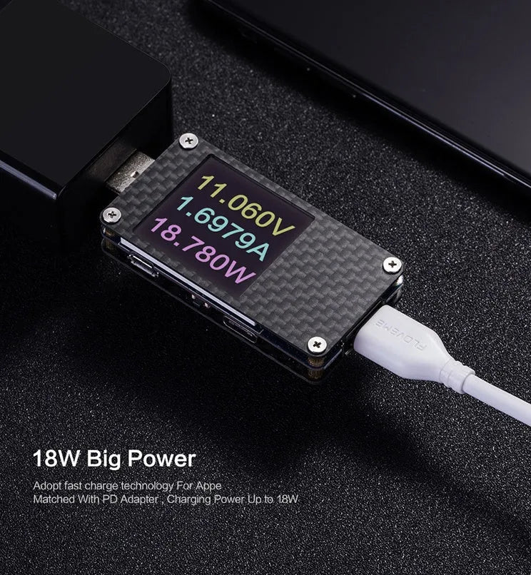 White USB-C to Lightning charging cable with nylon braiding shown at full 2-metre length