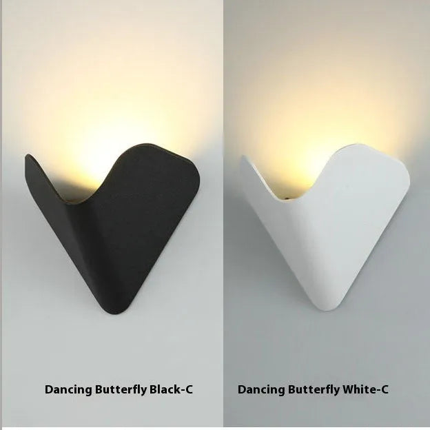 Black Bird's Nest style waterproof LED courtyard lamp with warm white glow.