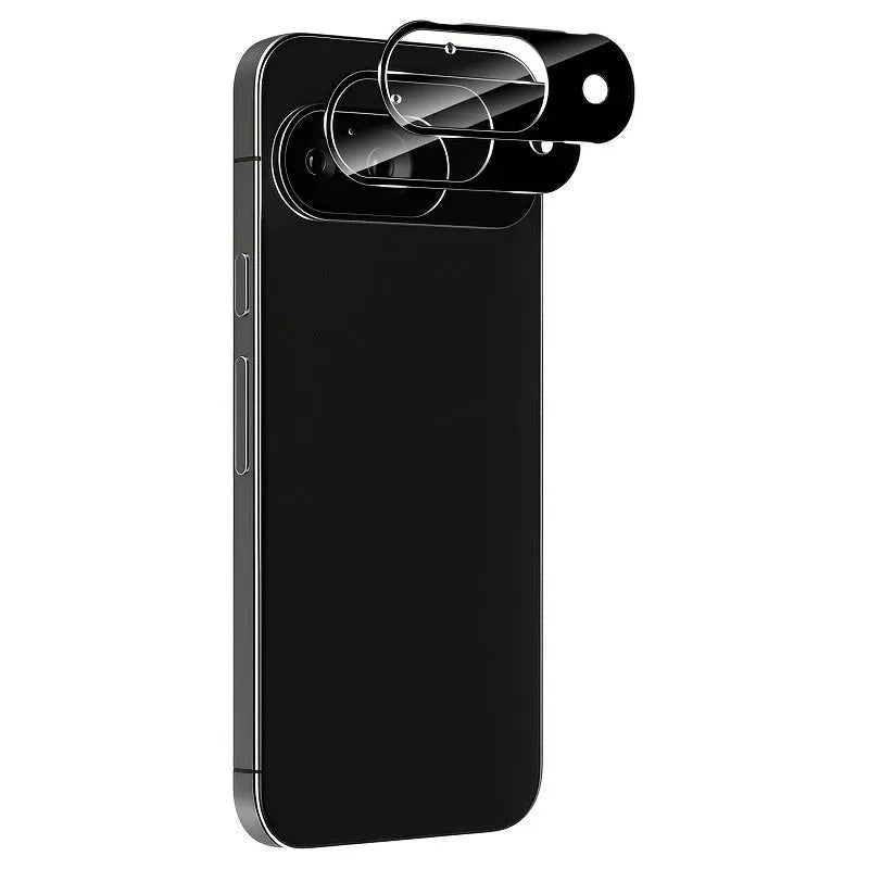 Google Pixel 9 tempered glass camera lens protector with HD arc edge and full coverage rear protection