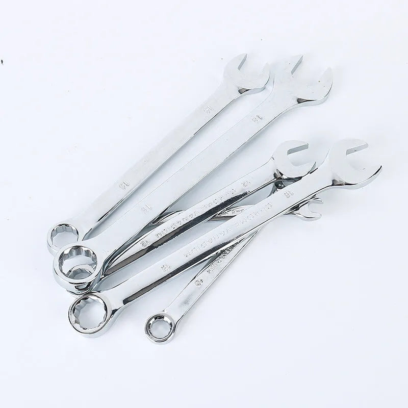 61-piece chrome vanadium steel automotive socket wrench set with metric tools for car repair