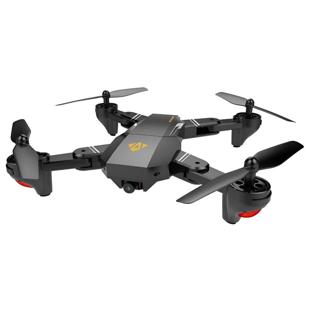 Foldable pocket mini selfie drone with 6-axis gyro in White, shown in 200WIFI or 30WIFI option.