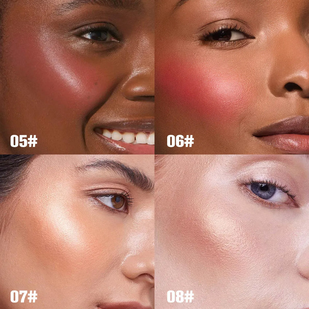 PHOFAY Shaping Contour Stick 10g with built-in brush and five nubs, available in 8 shades for cheekbone and jawline definition.