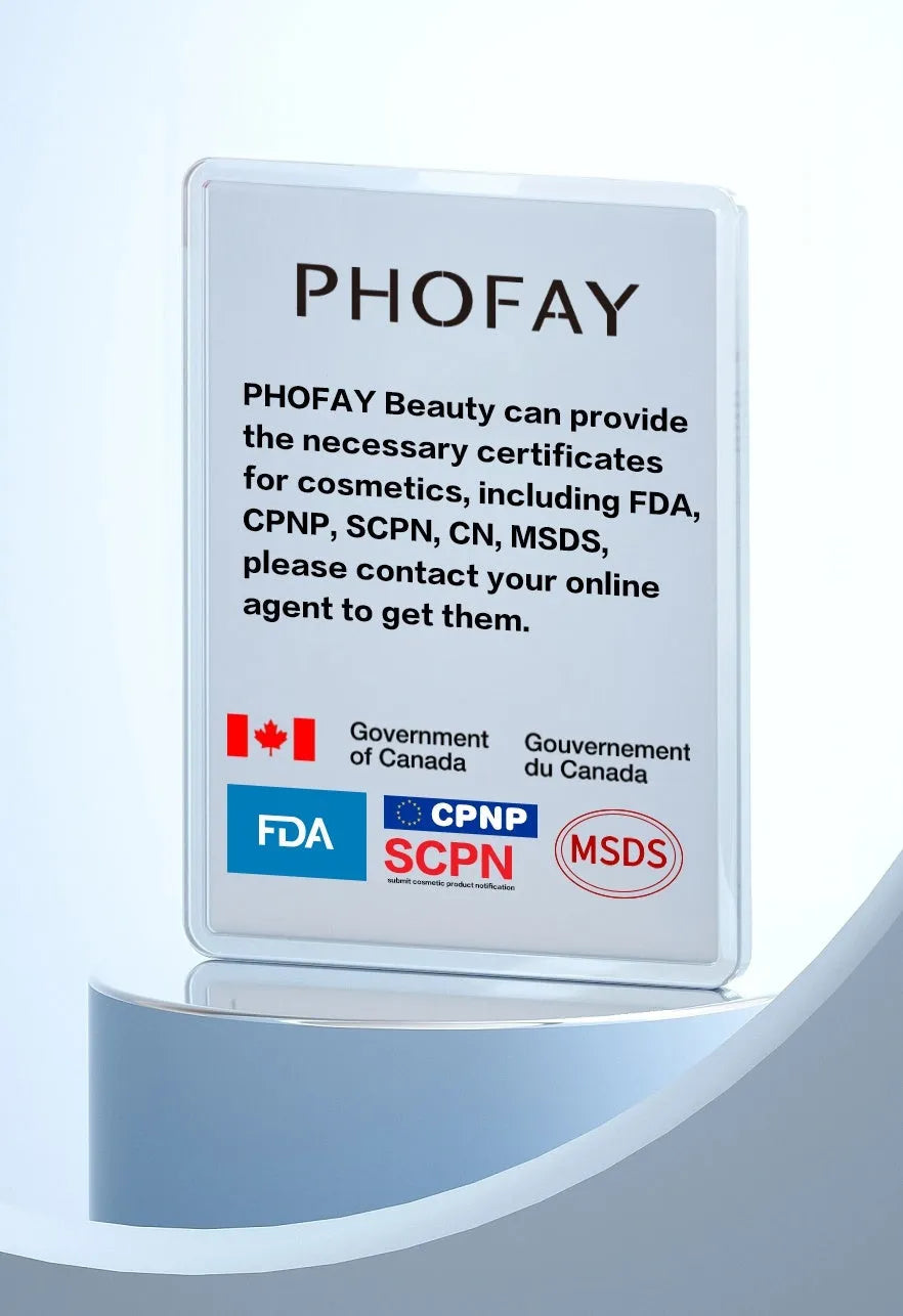 PHOFAY Shaping Contour Stick 10g with built-in brush and five nubs, available in 8 shades for cheekbone and jawline definition.