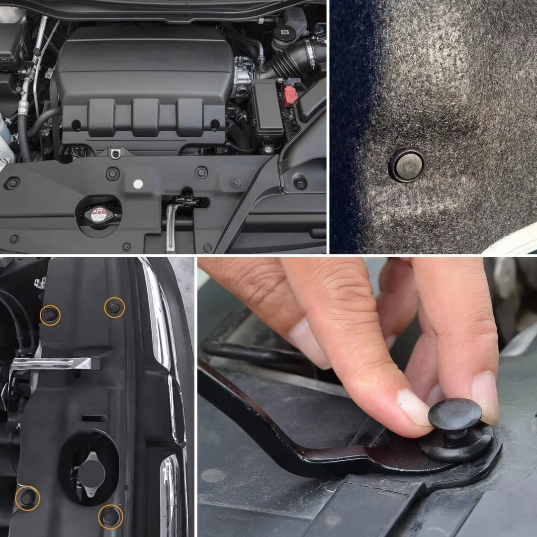 Boxed buckle car bumper splash-proof fastener holder set with 83 130 140 pieces for Acura Honda Toyota