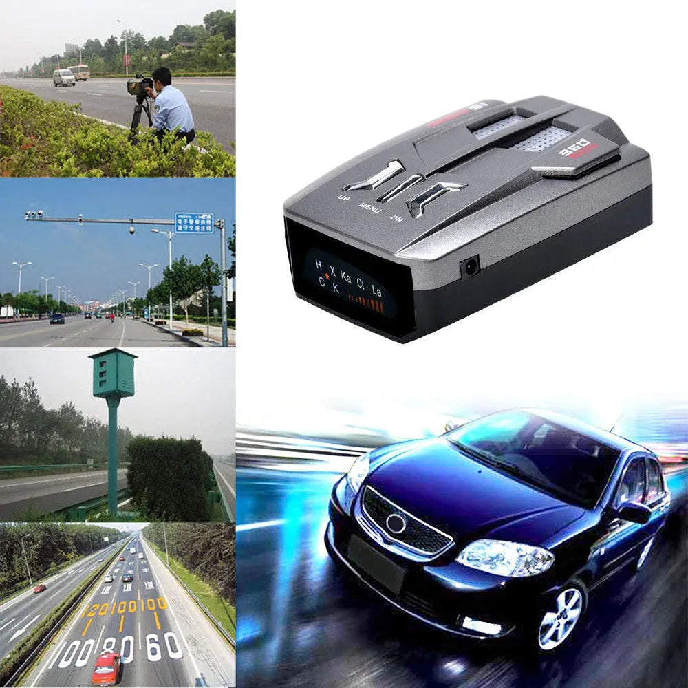 Radar speedometer with digital tube LED display and USB interface