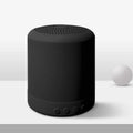 A11 compact wireless stereo speaker in black, pink, blue, or green colours measuring 62x62x73.7mm
