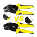 Multifunctional spring crimping pliers with PVC handle and 50# steel clamp head, 190mm length, 357g