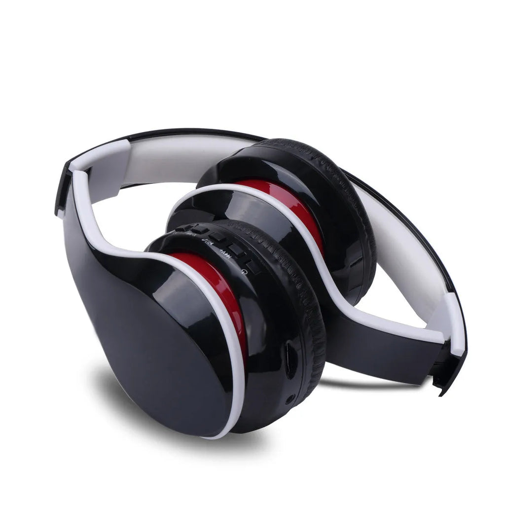 Hieha OY712 foldable Bluetooth headset with microphone, 40mm driver, 10m range, 3.5mm plug, Micro USB