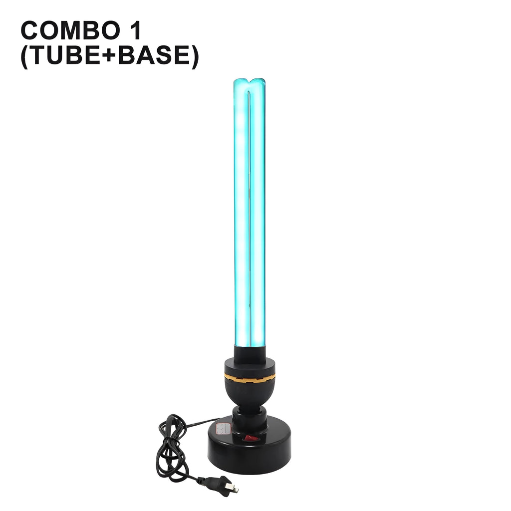 Household UV disinfection lamp with E27 screw base and ozone feature