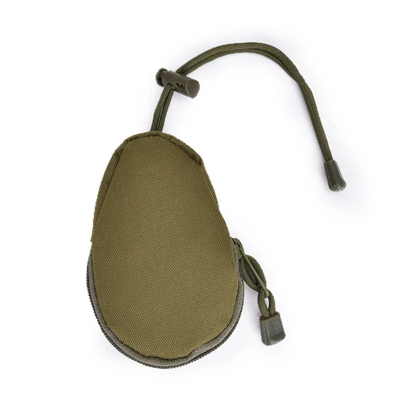 Outdoor multifunctional key bag in Oxford cloth with zipper closure measuring 13cm by 8cm