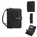 Women's PU leather zipper coin purse wallet in eight colour options