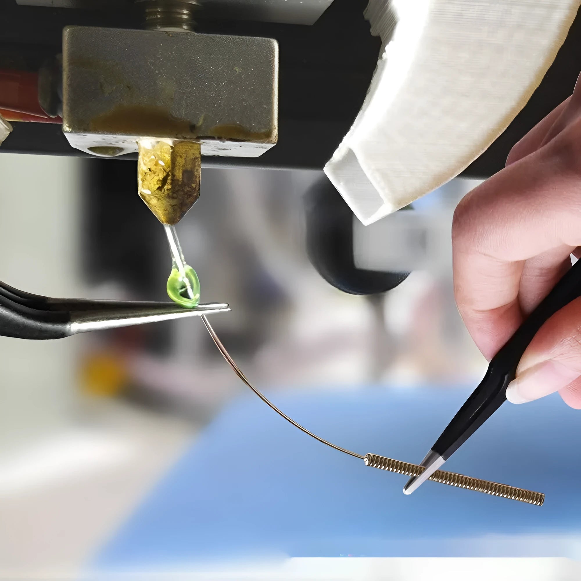 MK8 brass nozzle and stainless steel cleaning pin kit for 3D printer maintenance
