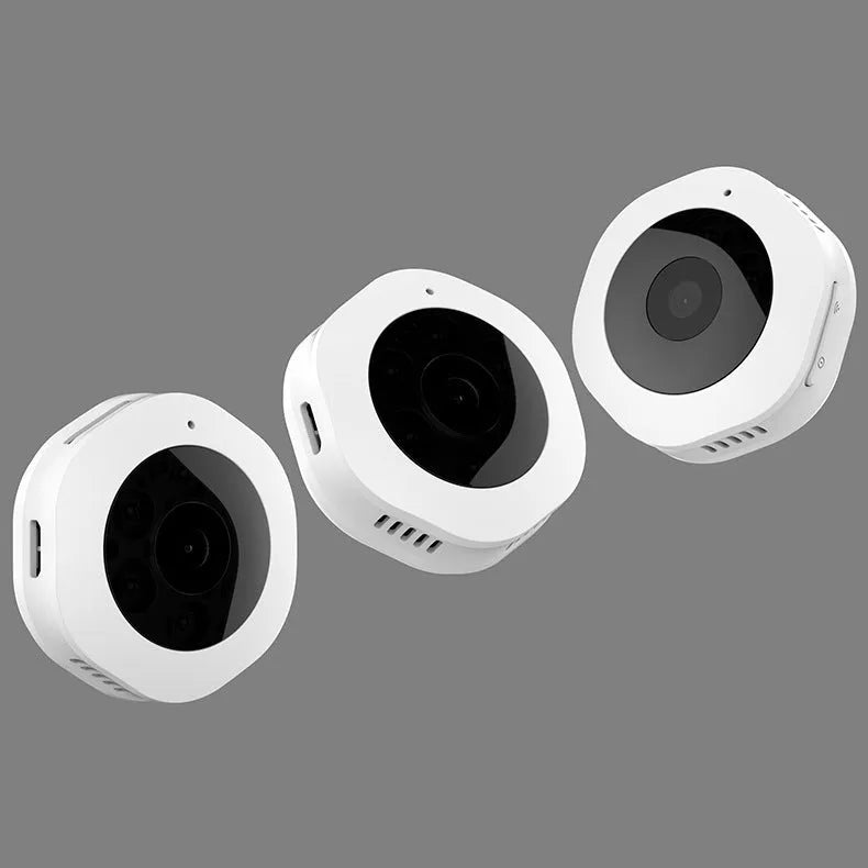 Camerliar mini wearable body camera 1080P round design with magnetic pad and 3M sticker