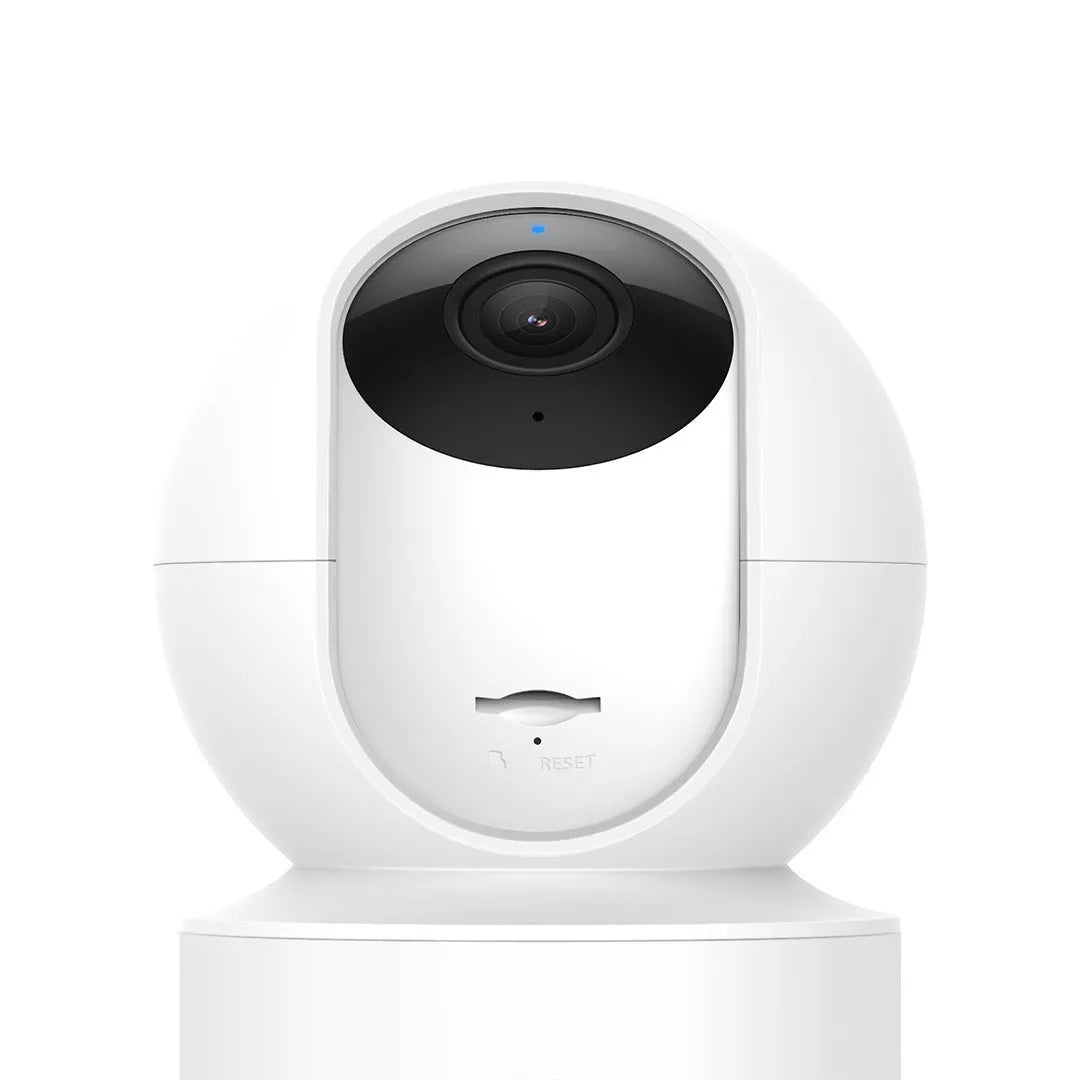 White Xiaobai smart security camera with 1080p resolution and wide-angle lens
