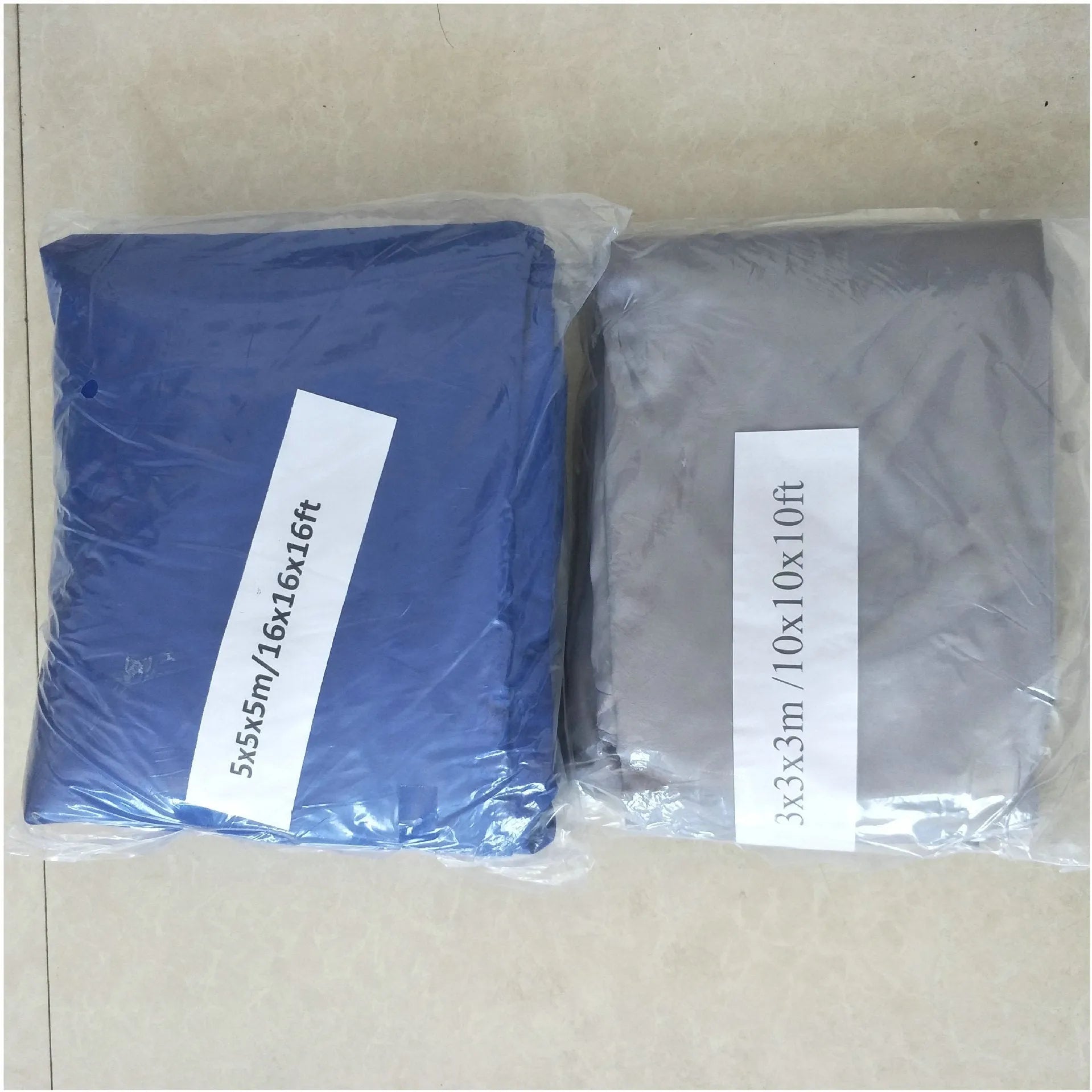 Blue 3x4 metre curved square polyester shade sail providing outdoor UV protection