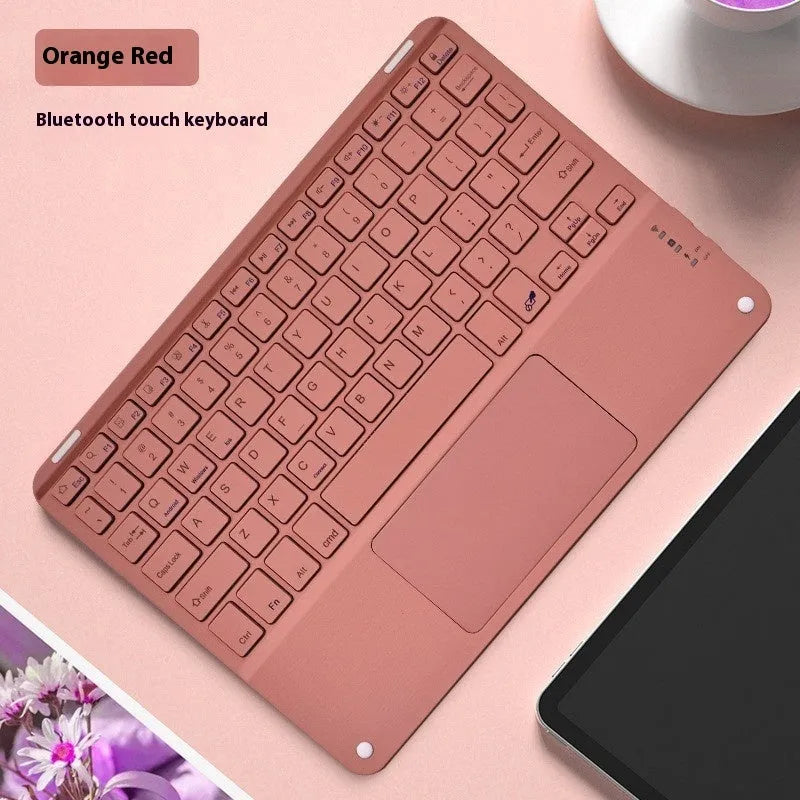 Square hat touch Bluetooth wireless keyboard with colour-changing backlight in multiple colour options