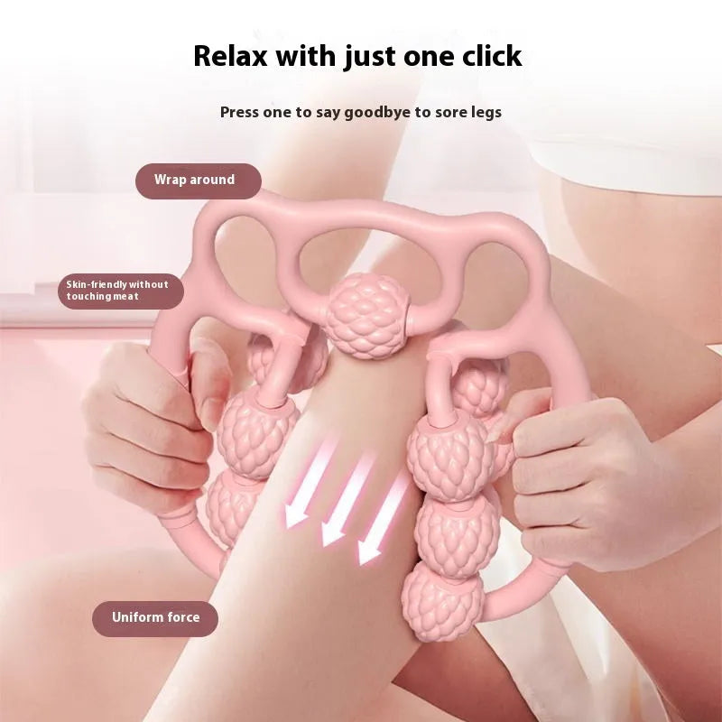 Bear double row ring clip leg massager in three colour options