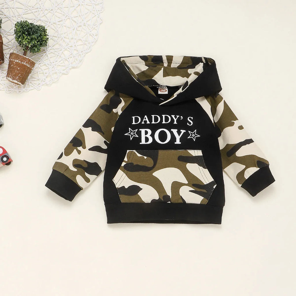Boys cotton clothing set in green for children aged 1 to 3 years sizes 70-110cm