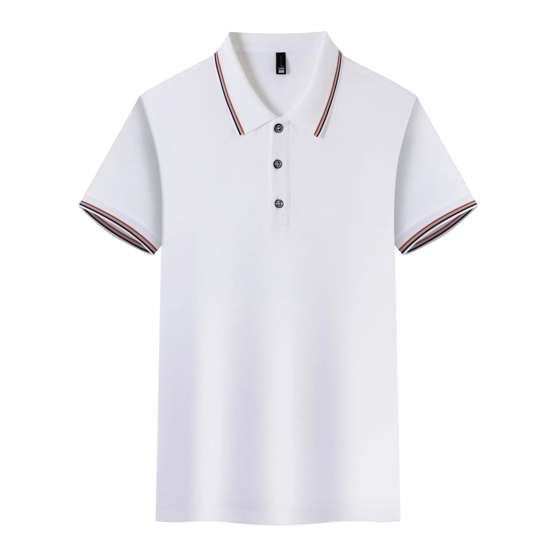 Ice silk polo shirt in solid colours with copper ammonia fibre fabric for work and leisure