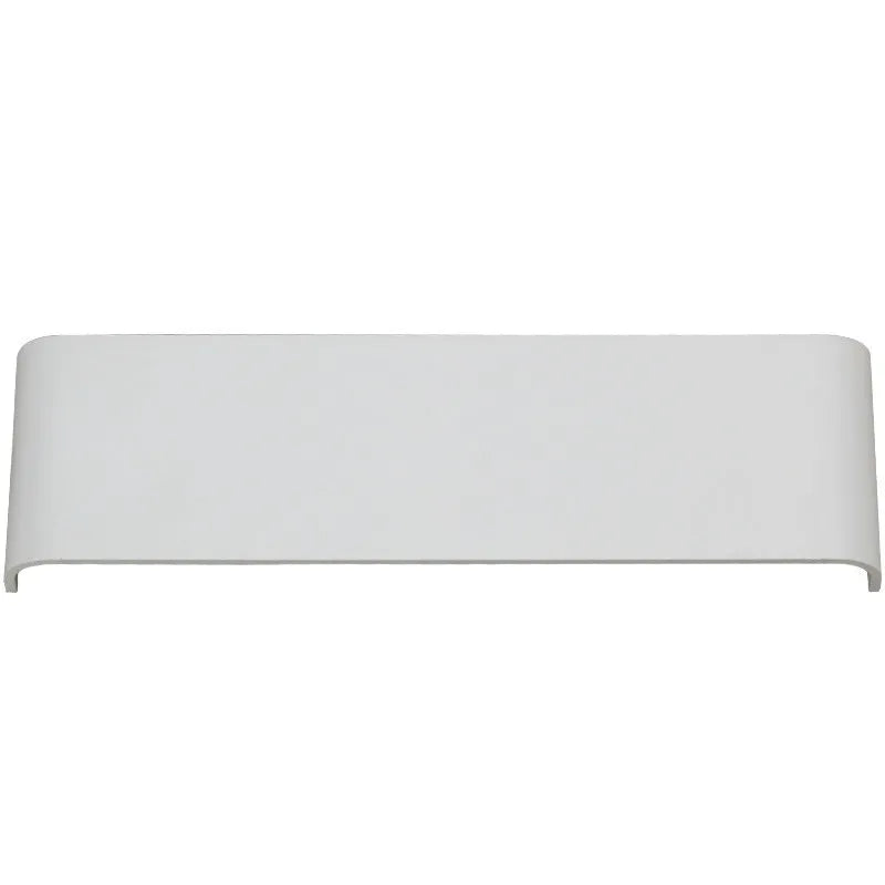 Modern minimalist wall light 12W warm light aluminium alloy black finish