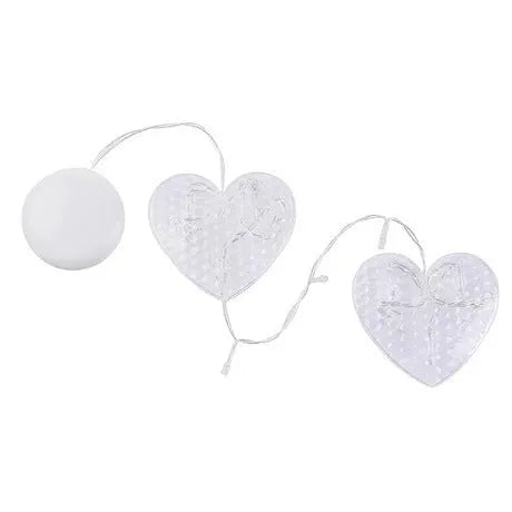 Christmas LED suction cup chandelier with Santa Claus, elk and snowman designs for window decoration