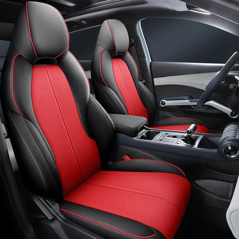 Yuan PLUS car seat cushion cover in a choice of five colours and two editions.